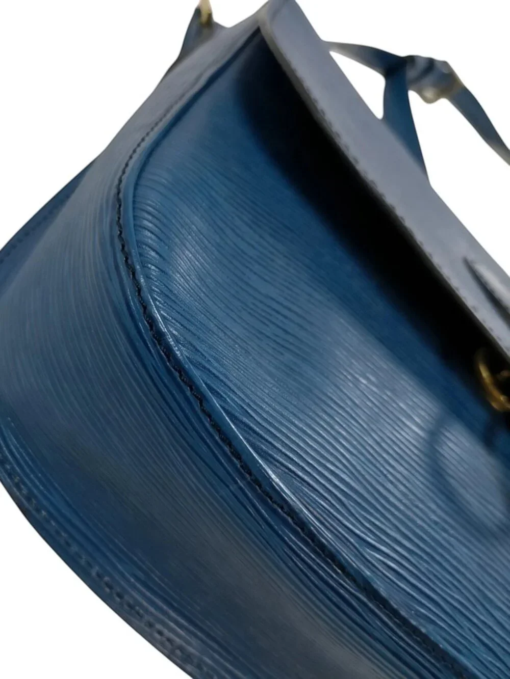 (L6) Louis Vuitton Crossbody Bag Blue Epi Leather